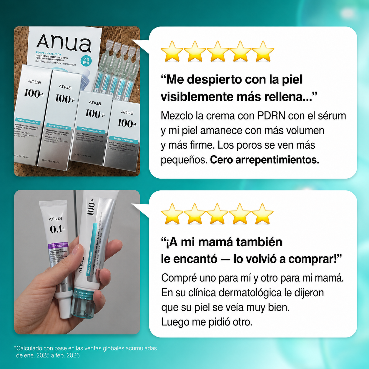 Dermyl Anua con PDRN y ácido hialurónico.