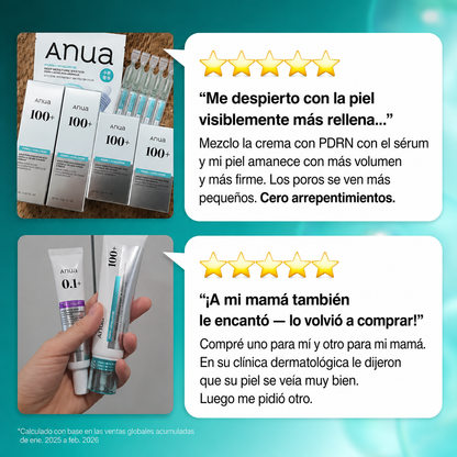 Dermyl Anua con PDRN y ácido hialurónico.